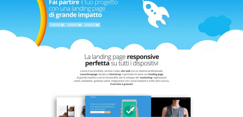 Launch page - Landing page gratis