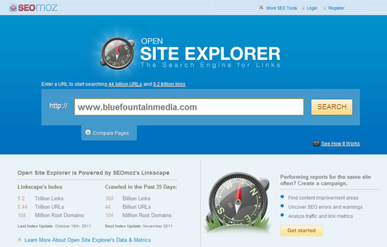 Open Site Explorer